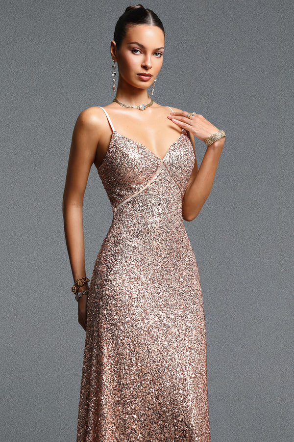 Natalia Sequin Maxi Dress