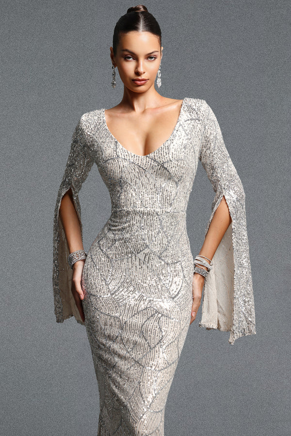 Nadia Sequin Maxi Dress