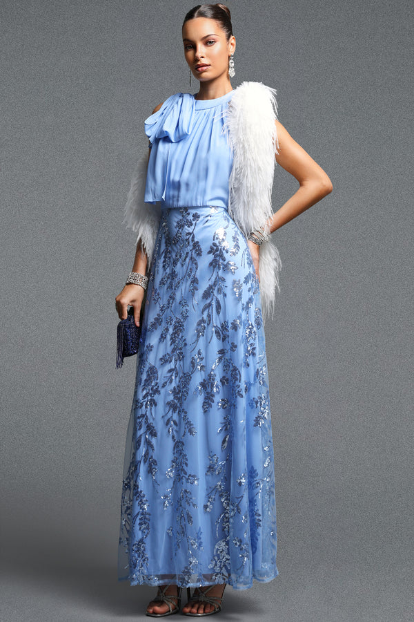 Miriana Sequin Maxi Dress
