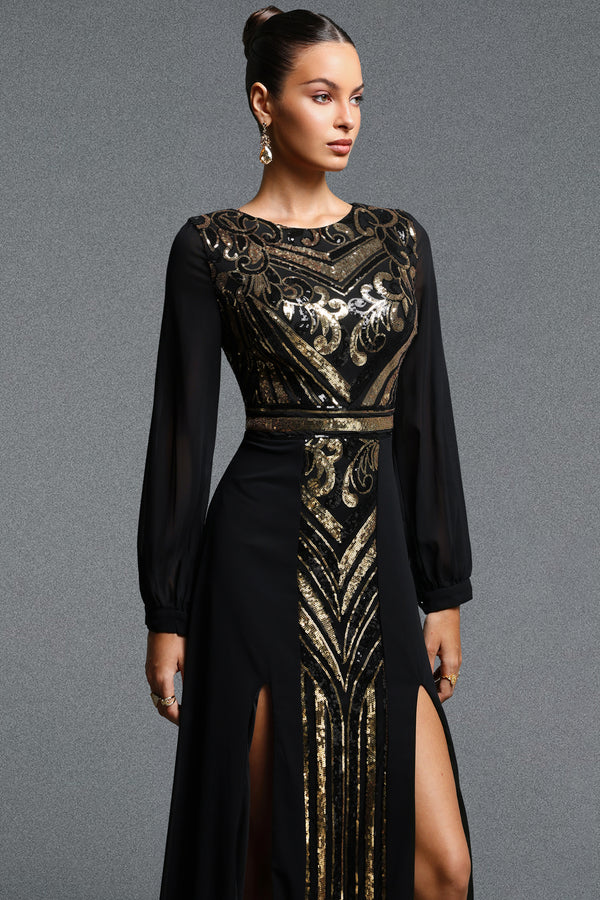 Norella Sequin Maxi Dress