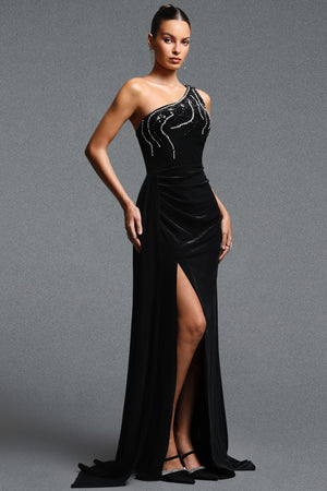 Nika Velvet Maxi Dress