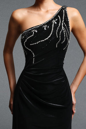 Nika Velvet Maxi Dress