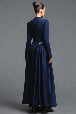Olympia Satin Maxi Dress