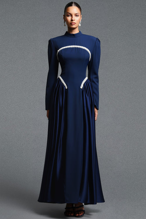 Olympia Satin Maxi Dress