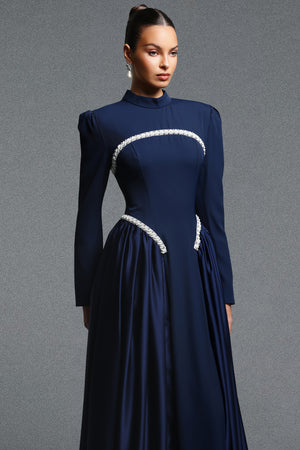 Olympia Satin Maxi Dress