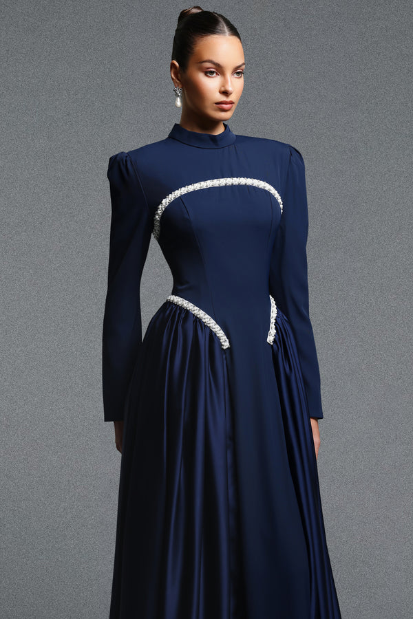 Olympia Satin Maxi Dress