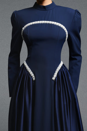 Olympia Satin Maxi Dress