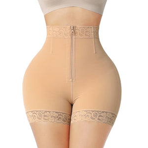 Colombian Shapewear Shorts with Hooks – Tummy Control & BBL Effect Winteres