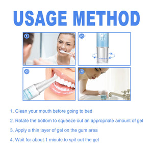 EELHOE Dental Repair Gel, Repair Gums Cleaning Dental Stains And Tartar Oral Care Gel Winteres