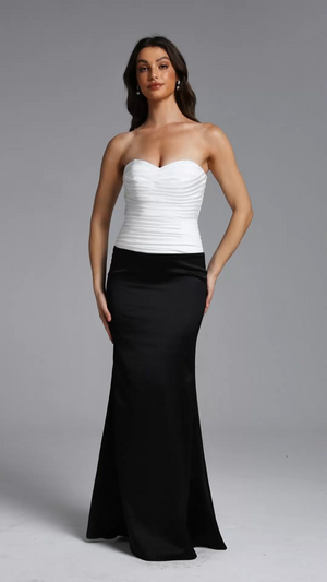 Hermeline Satin Maxi Dress