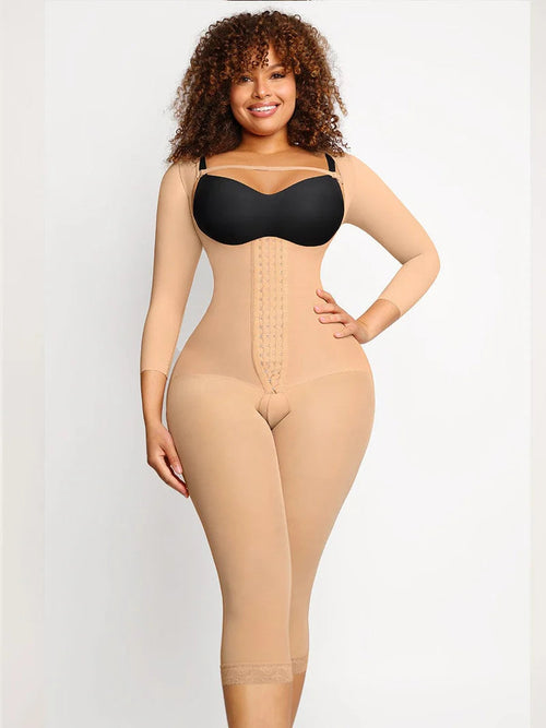 Full Body Shaper Butt Lifter Hooks Design Seamless Bodysuit Shapewear Winteres