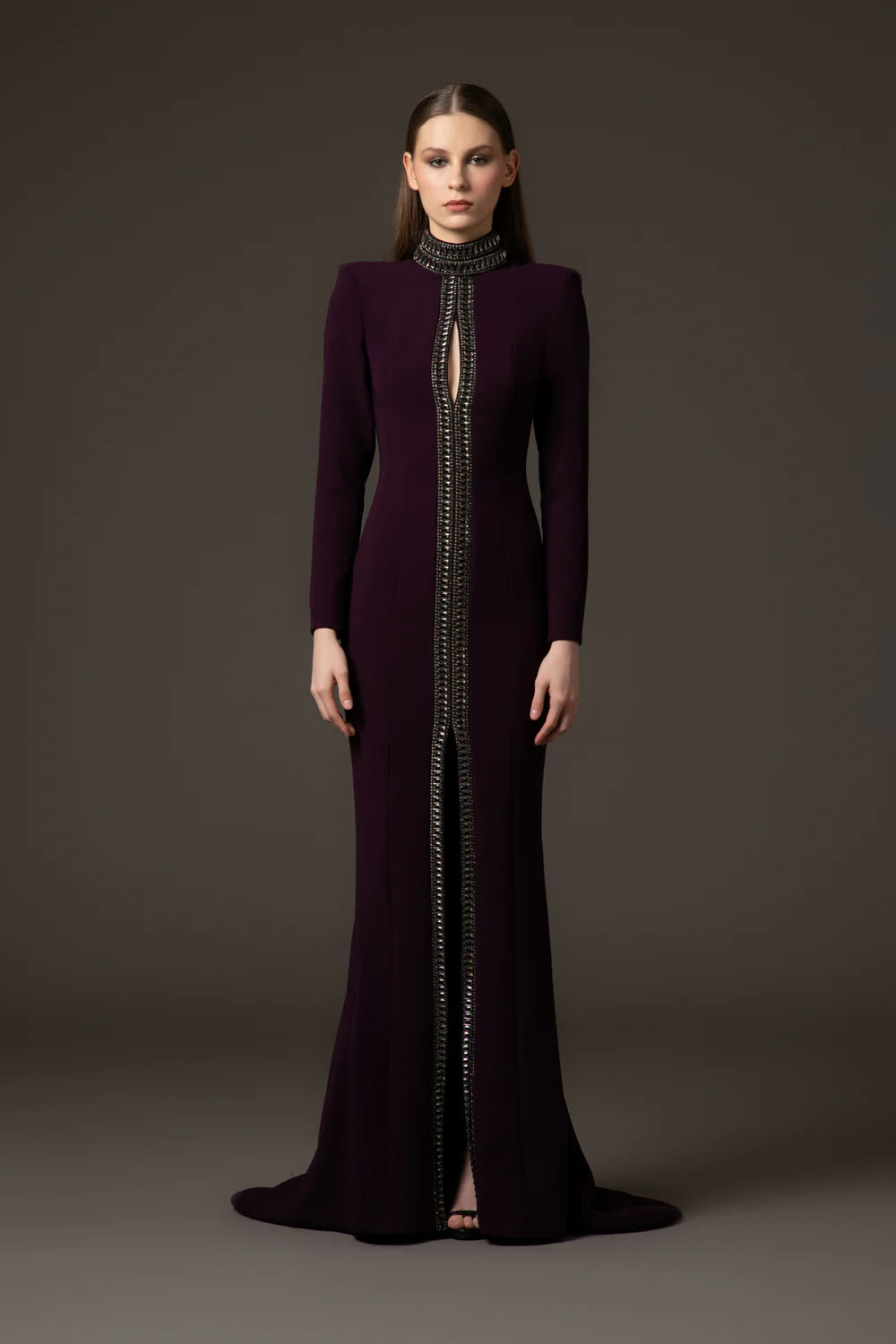 Peggy Anderson Maxi Dress – Dark-Purple Fashion – Winteres