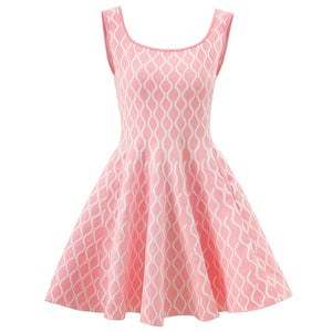 Tisa Jacquard Square-Collar Mini Dress