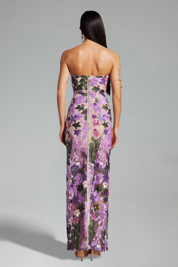 Cecile Mesh Maxi Dress