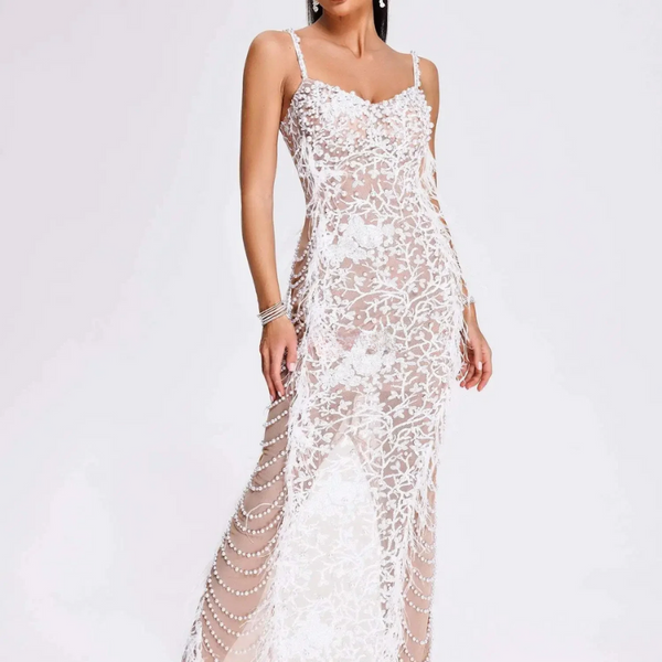 Jemima Beaded Maxi Dress Winteres