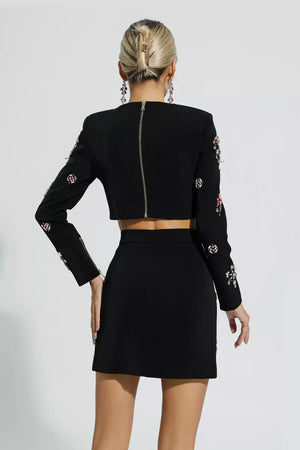 Selia White Crystal Embellished Set Winteres