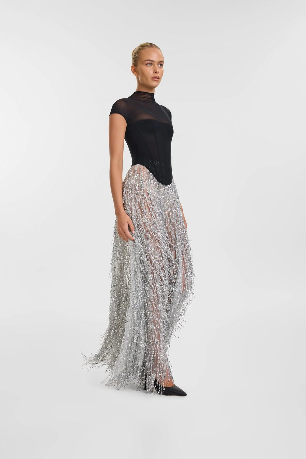 Zayie Long Skirt Fringe Set Winteres