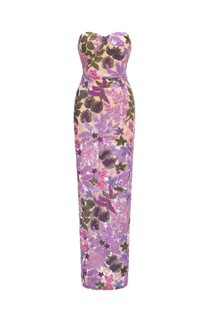 Cecile Mesh Maxi Dress