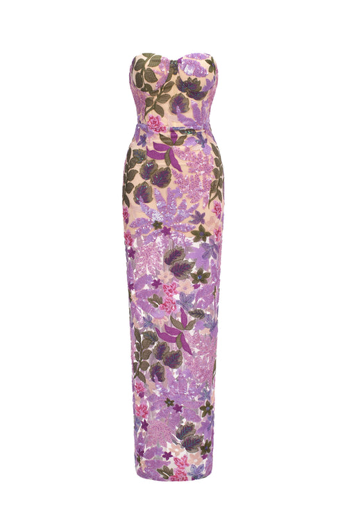 Cecile Mesh Maxi Dress