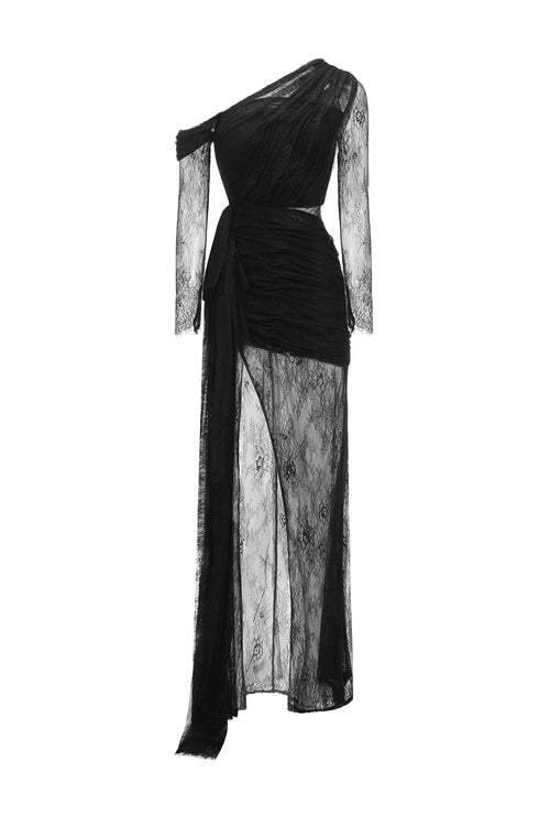 Marianna Mesh Lace Maxi Dress