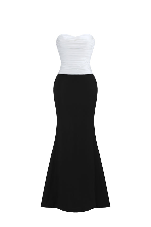 Hermeline Satin Maxi Dress