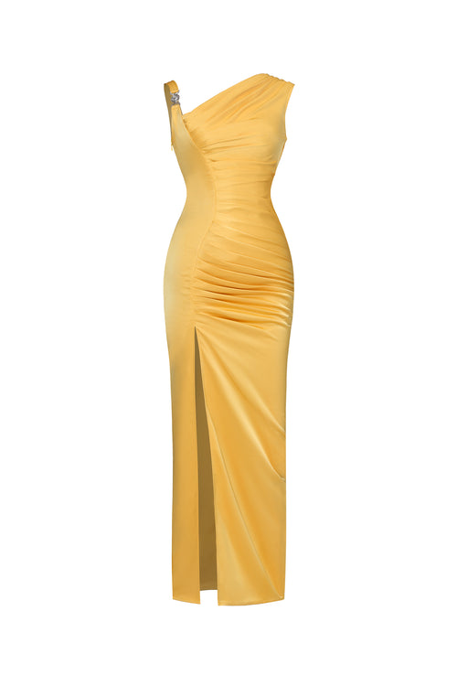 Leonore Satin Maxi Dress