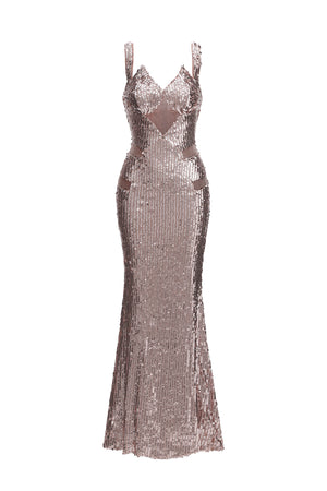 Constance Sequin Maxi Dress