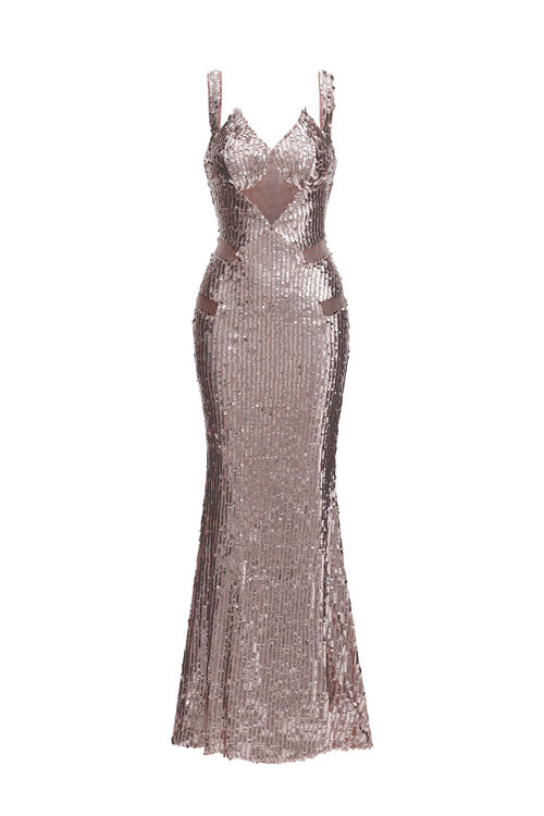 Constance Sequin Maxi Dress