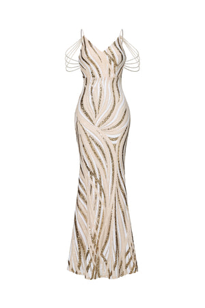 Clothilde Sequin Maxi Dress