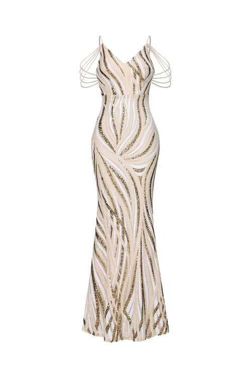 Clothilde Sequin Maxi Dress