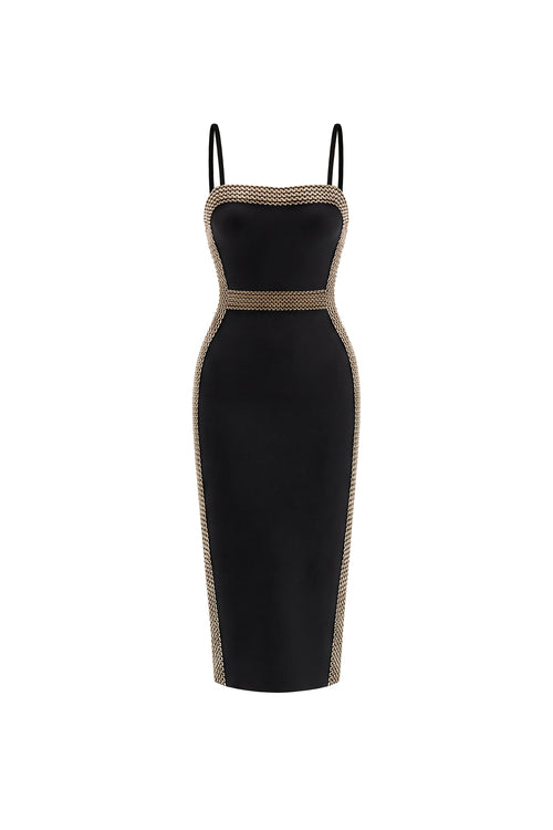 Mireia Bandage Woven Midi Dress