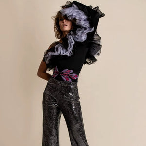 Ruby Black One-Shoulder Jumpsuit