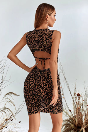 Jaël Leopard Mini Dress Winteres