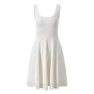 Maiwenn Scoop-Neck Knit Mini Dress | WINTERES