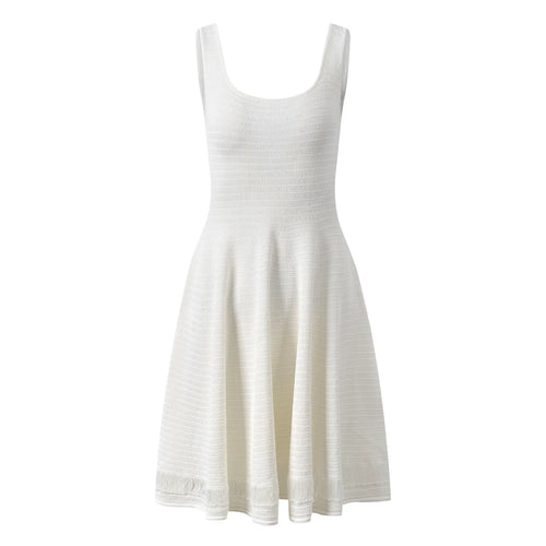 Maiwenn Scoop-Neck Knit Mini Dress | WINTERES
