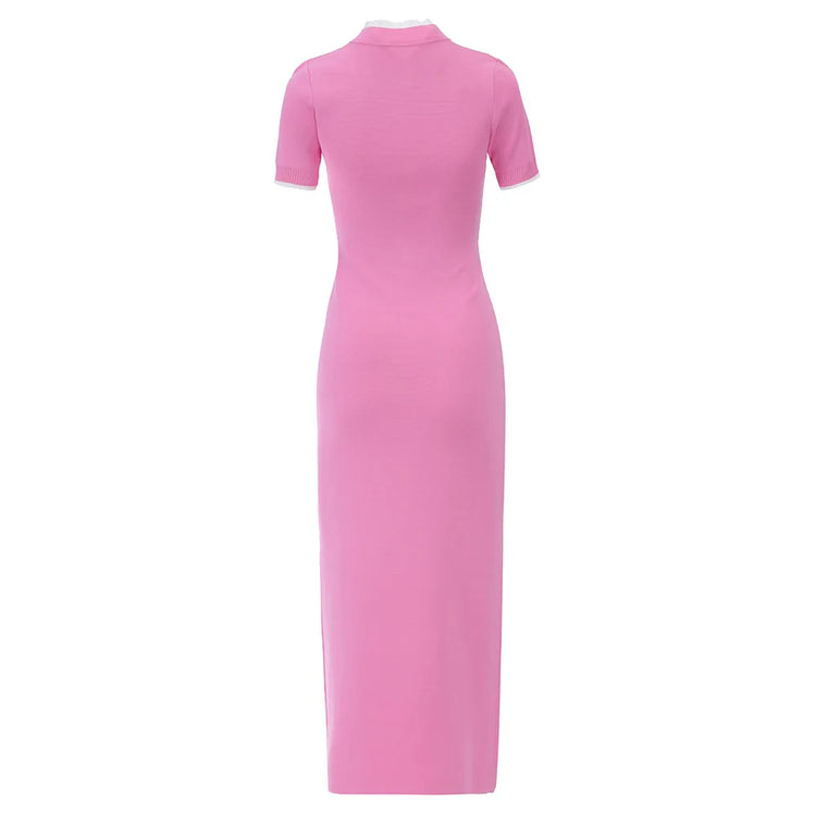 Floral Knit Midi Dress Winteres