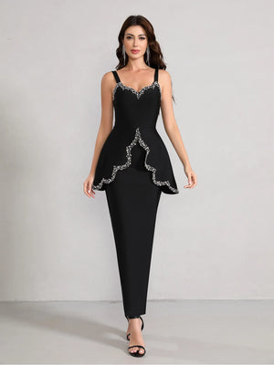 Fashion 2025 New Beading Sexy Women Celebrity Night Club Runway Evening Party Dress