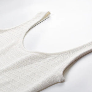 Maiwenn Scoop-Neck Knit Mini Dress | WINTERES