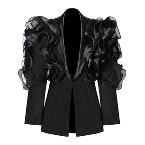 Power Double-Breasted Blazer