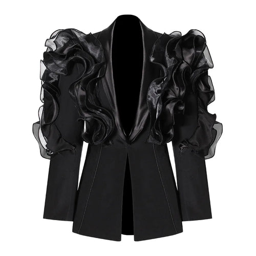 Power Double-Breasted Blazer