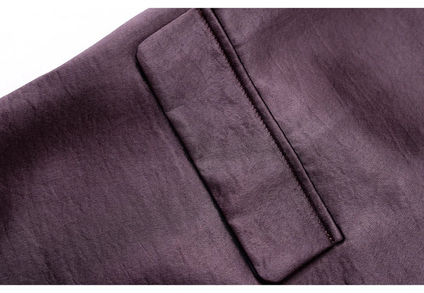 Madelon Satin Belted Blazer | WINTERES