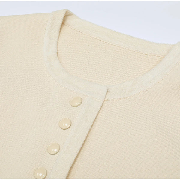 Celebrity-Style Knit Cardigan Jacket Winteres