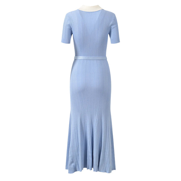 Odeline Belted Knit Maxi Dress | WINTERES