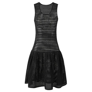 Cesarine Open-Knit Mini Dress | WINTERES