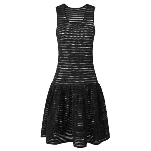 Cesarine Open-Knit Mini Dress | WINTERES