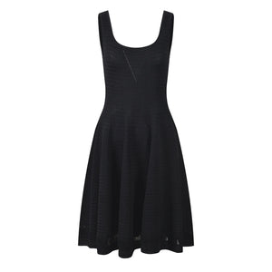 Maiwenn Scoop-Neck Knit Mini Dress | WINTERES