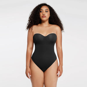 Seamless Shapewear One-Piece Underwire Strap Removable Push up Bra Winteres