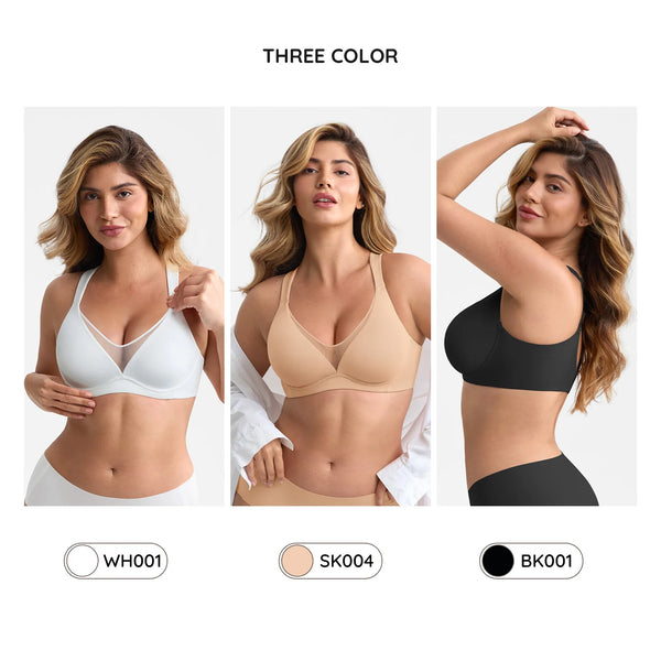 Waistdear – Soutien-gorge Minimiseur Confortable Grande Taille à Couverture Complète pour Femme, sans Armature, Rembourré Push-up