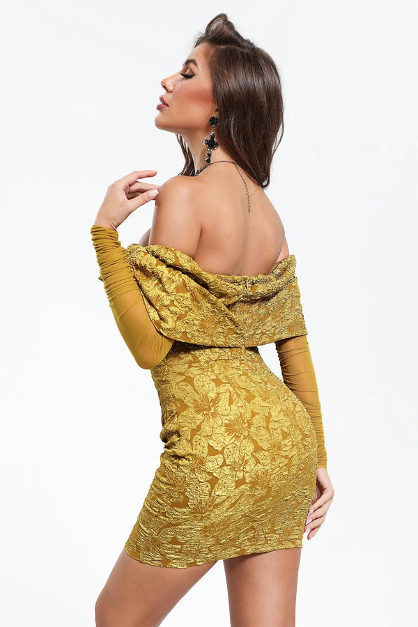 Women Ladies Party Off Shoulder Strapless Mini Dress Winteres