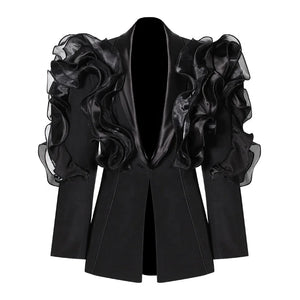 Power Double-Breasted Blazer